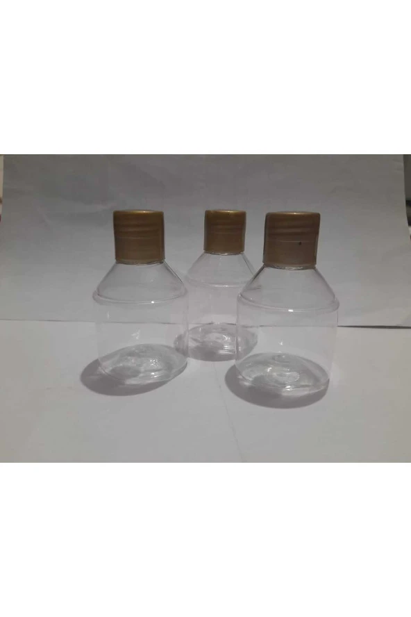 50 Adet Mini Boş Plastik Pet Şişe Damacana Şişe Kapak.şampuan Duş Jeli Saç Kremi Kuaför Otel Tipi - Resim 6