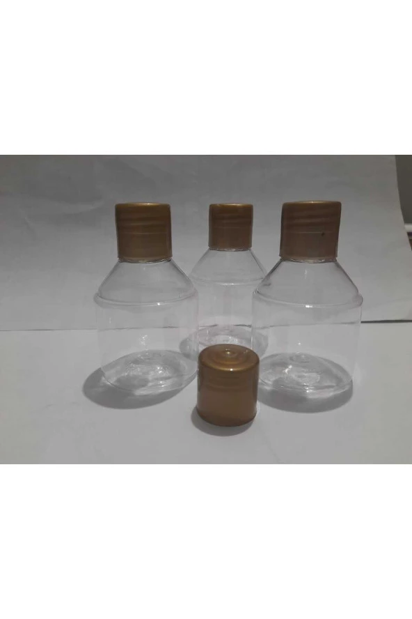 50 Adet Mini Boş Plastik Pet Şişe Damacana Şişe Kapak.şampuan Duş Jeli Saç Kremi Kuaför Otel Tipi - Resim 7