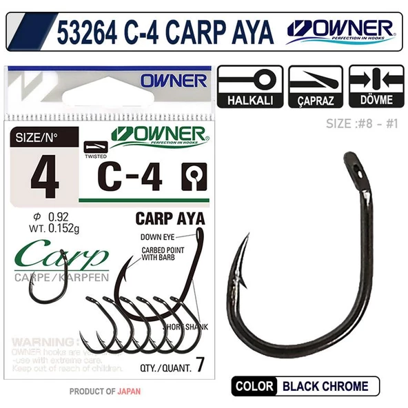 Owner 53264 C-4 Carp Aya  Olta İğnesi