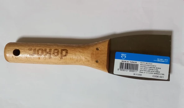 Dekor Macun Ispatulası Ahşap Saplı No:6 - (6 cm) ürün görseli