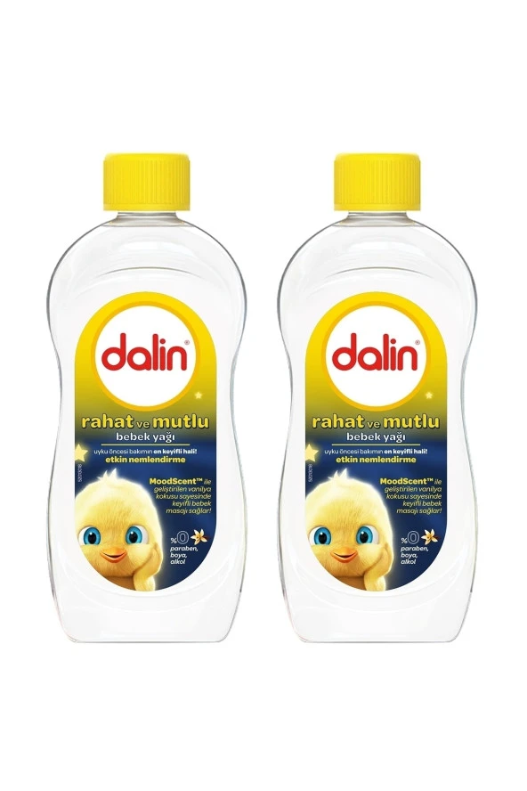 Rahatlatıcı Vanilya Kokulu Bebek Yağı 300 ml X 2 Adet