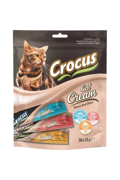 Karışık Çoklu Krema Kedi Ödülü 30x15g