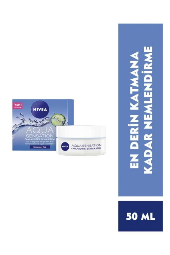 Aqua Sensation Normal/karma Ciltler Için Canladırıcı Bakım Kremi 50 ml