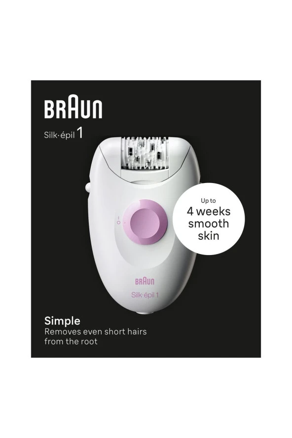 Braun Silk-Epil 1 1-000 Epilasyon Aleti