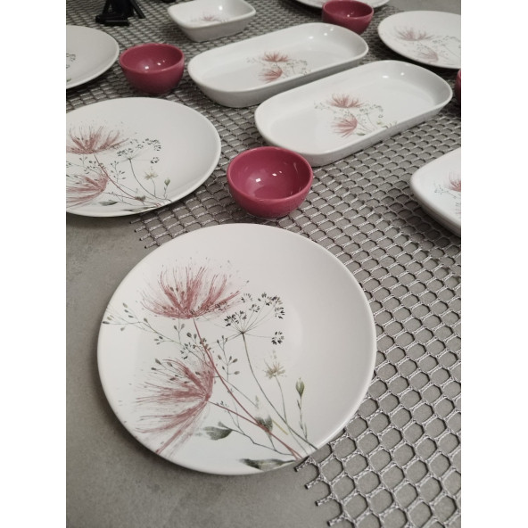 Keramika Takım Kahvlatı Hindiba 14 Parça 6 Kişilik - 2