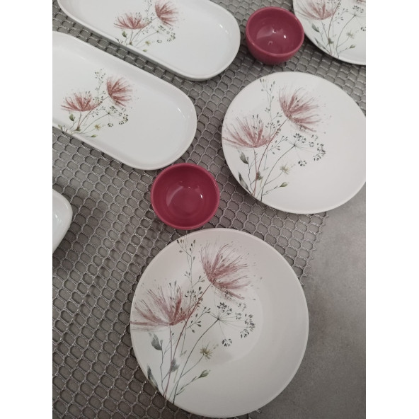 Keramika Takım Kahvlatı Hindiba 14 Parça 6 Kişilik - 3