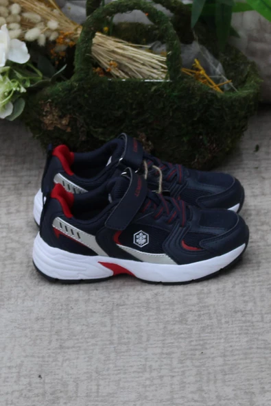 Lumberjack Pol Jr Lacivert Kırmızı Hafif Orijinal Ürün Rahat Erkek Çocuk Ayakkabı ürün görseli