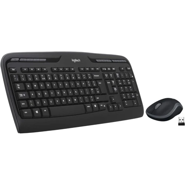 LOGITECH MK330 Kablosuz Q Trk Siyah Multimedya Klavye - Mouse Set Set 920-003988