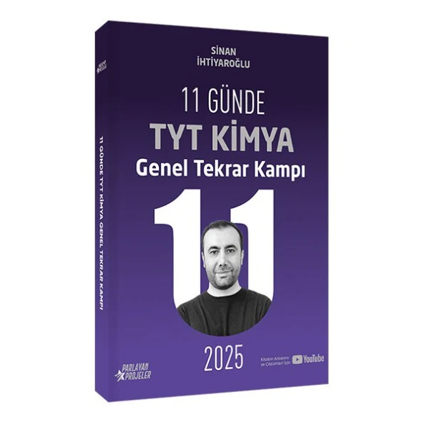 YKS TYT Kimya 11 Günde Tekrar Kampı Video Ders Takip Kitabı - Sinan İhtiyaroğlu Parlayan Projeler