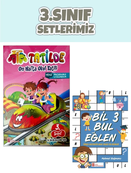 Ata 3.Sınıf Eğlenceli Yaz Tatil Seti