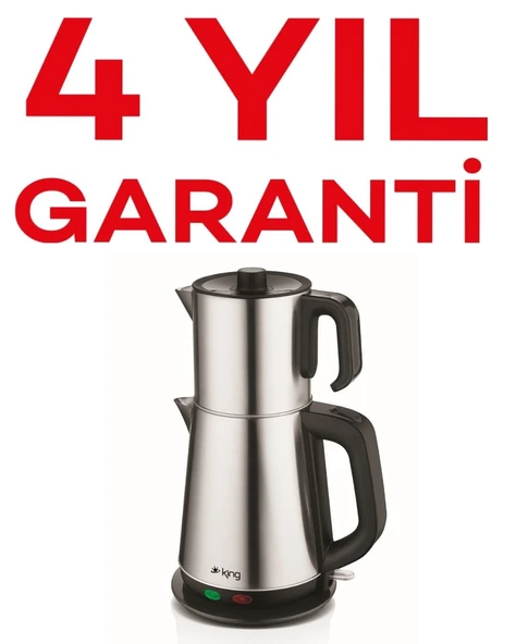 King Sonat KCM333 1500 W Çelik Çay Makinesi