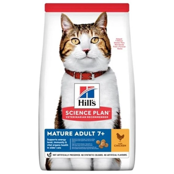 Hill's Tavuklu +7 Yaşlı Kuru Kedi Maması 3 Kg