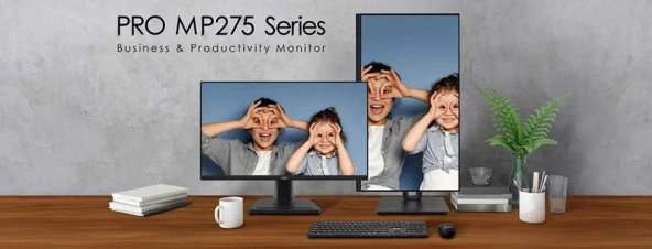 MSI 27" PRO MP275Q 2560x1440 (WQHD) 16:9 FLAT IPS 100HZ 1MS ADAPTIVE-SYNC MONITOR - Resim 2