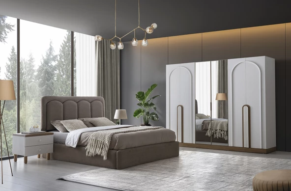 DEMRE MDF BAZALI YATAK ODASI ürün görseli 1