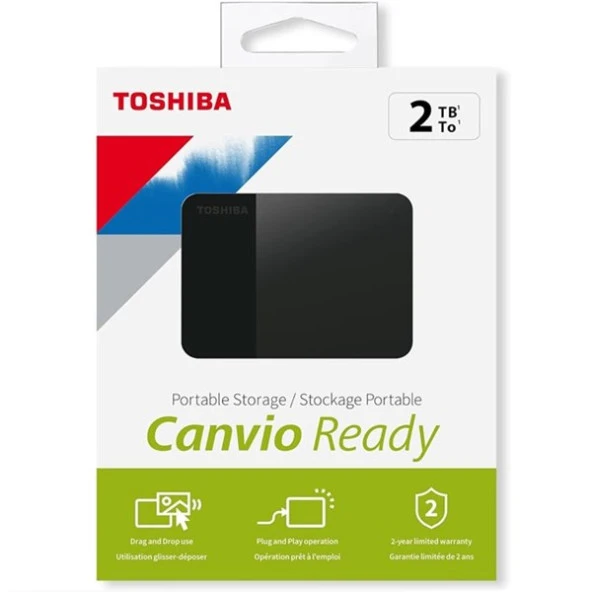 TOSHIBA 2TB 2.5" CANVIO HDTP320EK3AA USB 3.2 Harici Disk - 3