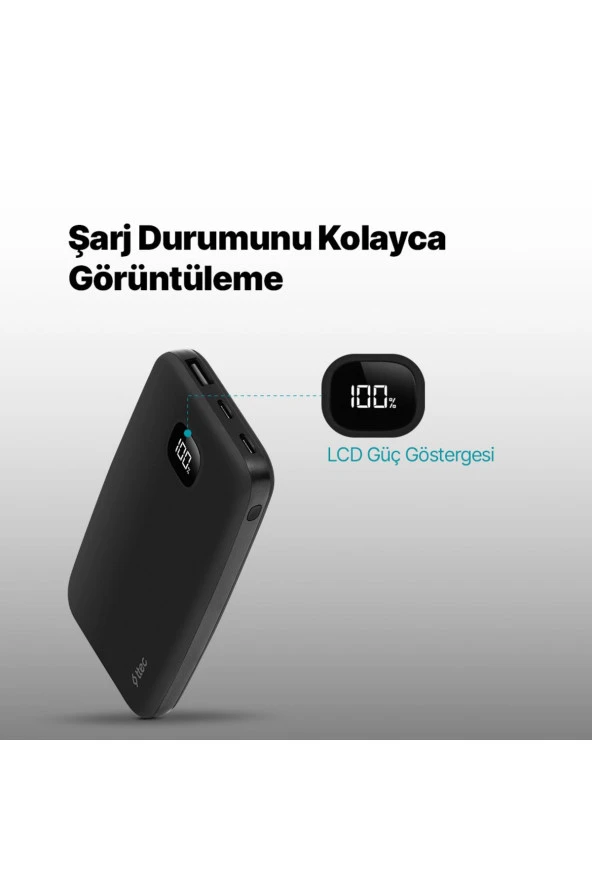 Ttec 2BB205S ChargeUp LCD 10.000 mAh Taşınabilir Şarj Aleti / Powerbank - 5