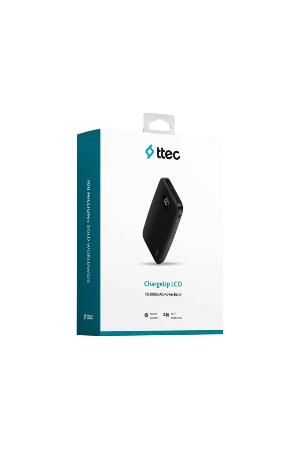 Ttec 2BB205S ChargeUp LCD 10.000 mAh Taşınabilir Şarj Aleti / Powerbank - 8