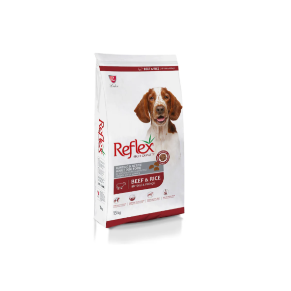 Reflex High Energy Biftekli Yetişkin Köpek Maması 15 KG