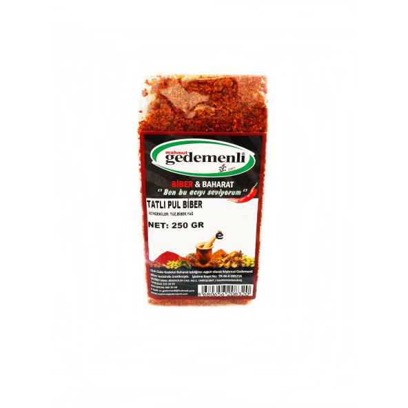 TATLI PUL BİBER 250 GR ürün görseli