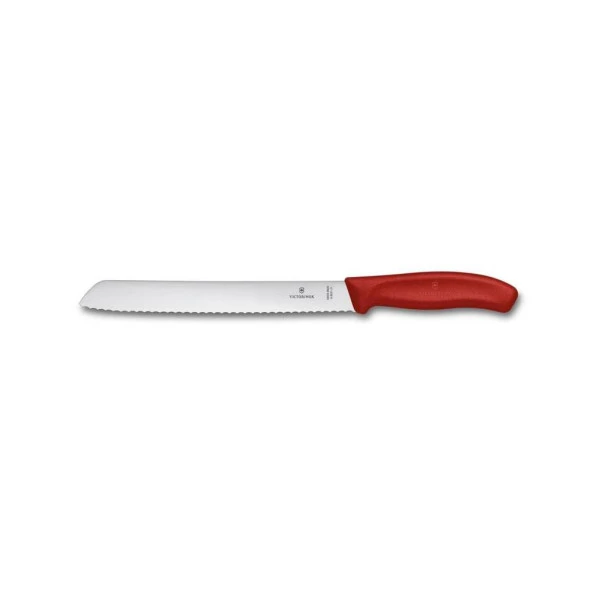 VİCTORİNOX SWISS CLASSIC EKMEK BIÇAĞI 21CM KIRMIZI BLISTER