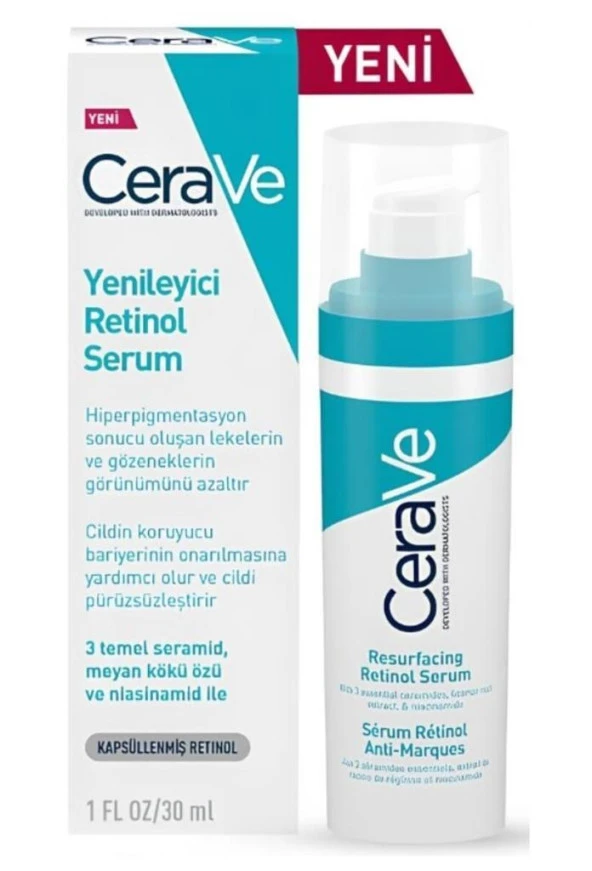 Cerave Yağlı ve Düzensiz Ciltler İçin Yenileyici Retinol Serum 30 ml