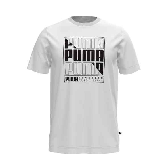 Puma 680172 Grehics Box Tea Tişort Erkek T-Shirt - Resim 3