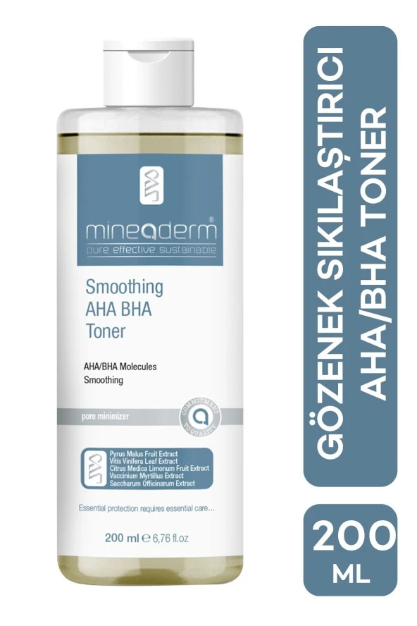 Mineaderm Smoothing AHA BHA Toner / Pürüzsüzleştirici AHA BHA Tonik