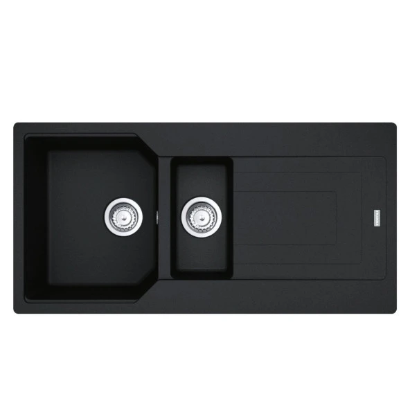 Franke Urban UBG 651-100 Nero Granit Eviye-Active Plus Doccia 2.0 Krom Batarya Seti - 2