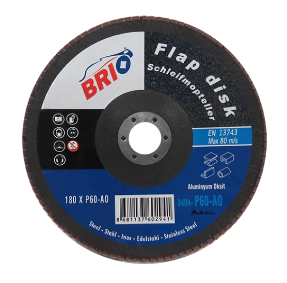 Brio Flap Disk 180Xp80 Ao