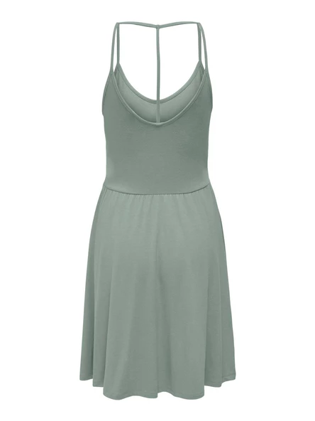 ONLY Askılı Omuz Dekolteli Bayan Elbise 15315911 - Resim 4