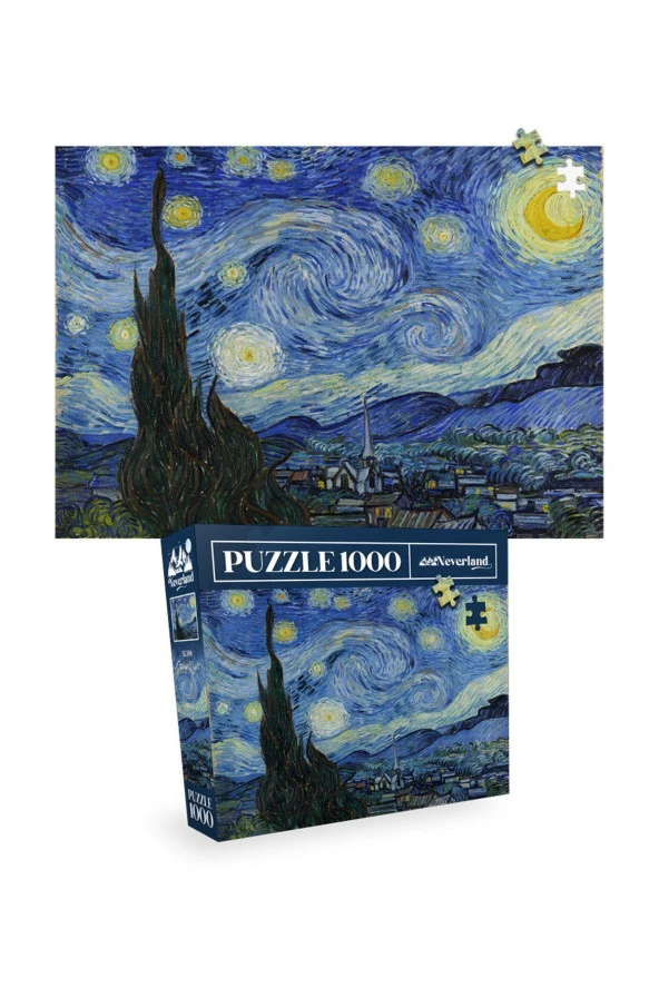 Neverland 3 ADET 1000 PARÇA PUZZLE - YILDIZLI GECE ve İSTANBUL ve ISTANBUL EVENING - NL440-358-441 - 2