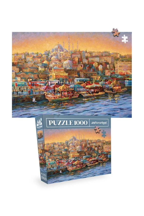 Neverland 3 ADET 1000 PARÇA PUZZLE - YILDIZLI GECE ve İSTANBUL ve ISTANBUL EVENING - NL440-358-441 - 4