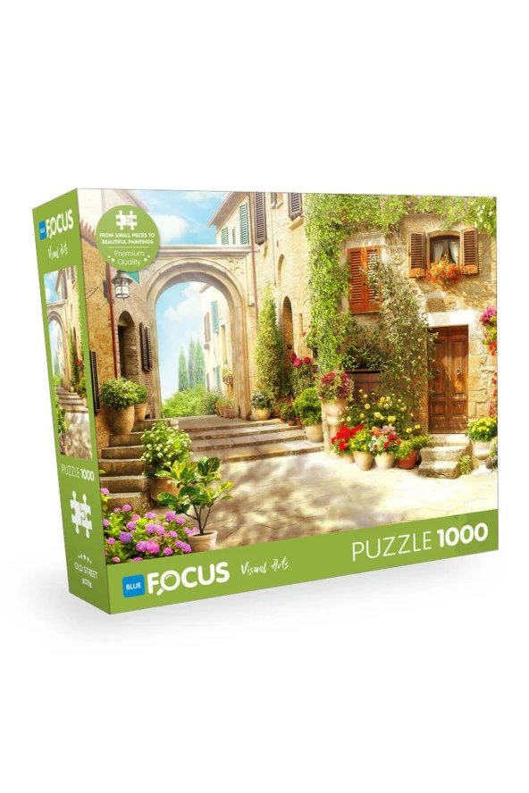 Blue Focus 1000 Parça Puzzle BF422 - Old Street (ESKİ SOKAK)