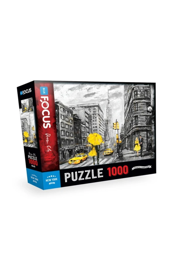 Blue Focus 1000 Parça Puzzle BF280 - New York