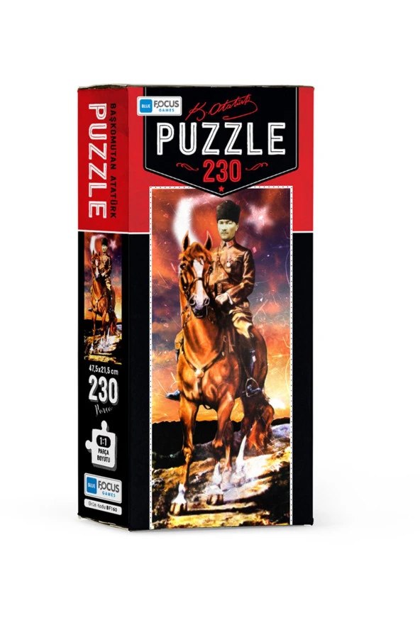 Blue Focus 230 Parça Puzzle - Başkomutan Atatürk