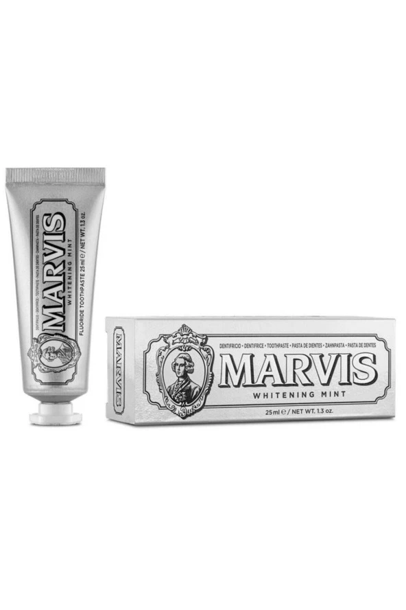 MARVİS WHİTENİNG MİNT BEYAZLATICI DİŞ MACUNU 25 ML ürün görseli 1