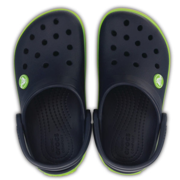 CROCS ÇOCUK CROCBAND CLOG T NAVY-VOLT GREEN - 5