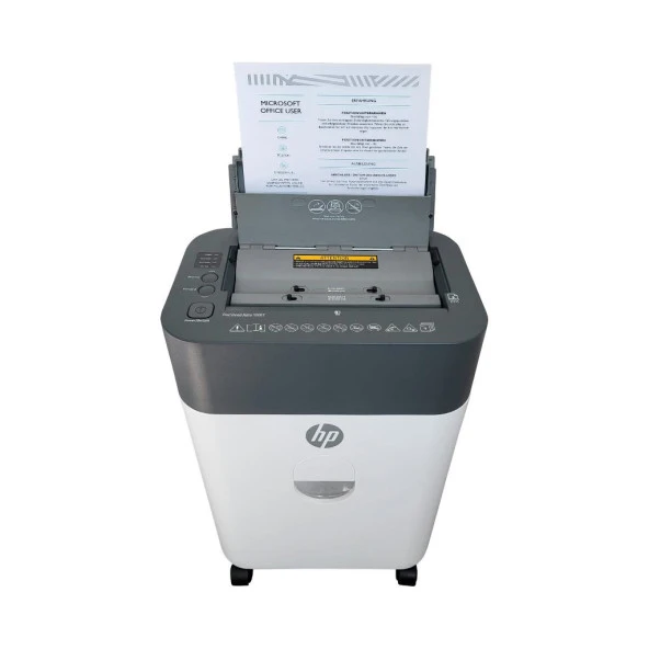 HP OneShred Auto 100CC Otomatik Beslemeli Evrak İmha Makinesi-P4-Çapraz kesim-4,3x12mm-17lt - 3