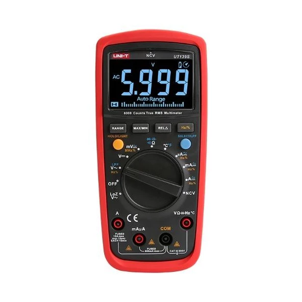 UNIT 139S True RMS Dijital Multimetre; Hassas Dijital Multimetre;UNİT