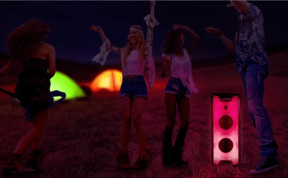 Gemini GLS-880 Taşınabilir Işıklı Bluetooth Hoparlör - 3