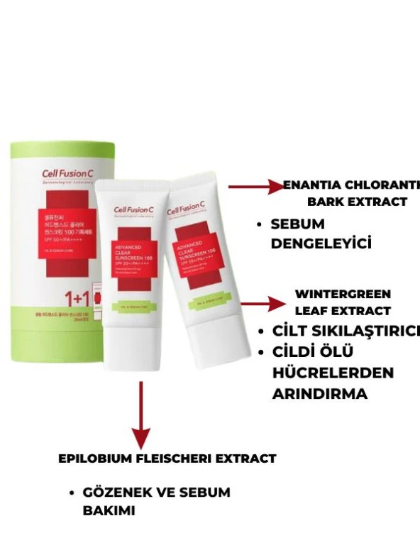 Cell Fusion C Advanced Clear Sunscreen 100 SPF50+/PA++++ 35ml+35ml Set - 3