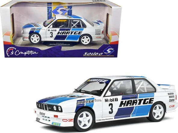 Solido 1990 Bmw E30 GR Adac Rallye Deuchland 1:18 Model Araba - Resim 4