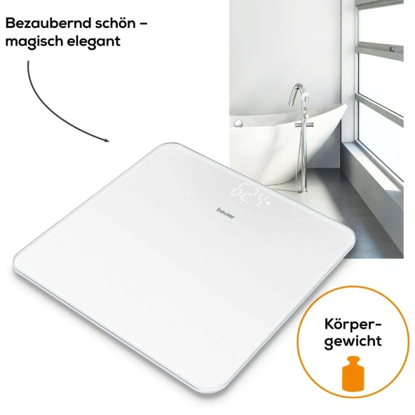 Beurer GS 225 Cam Baskül 180 KG KAPASİTELİ - 3