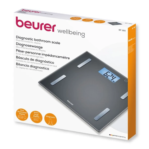 Beurer BF 180 Baskül, Terazi, Analiz Tartısı diyagnoz 180 kg - 3