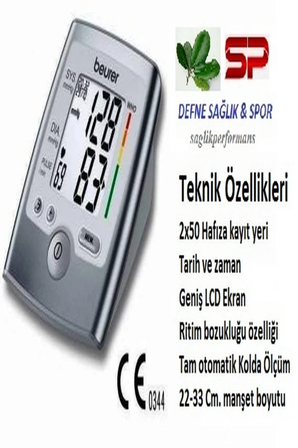 BEURER BM 35 DİJİTAL ÜST KOLDAN NABIZ ÖLÇER TANSİYON ÖLÇER - 3
