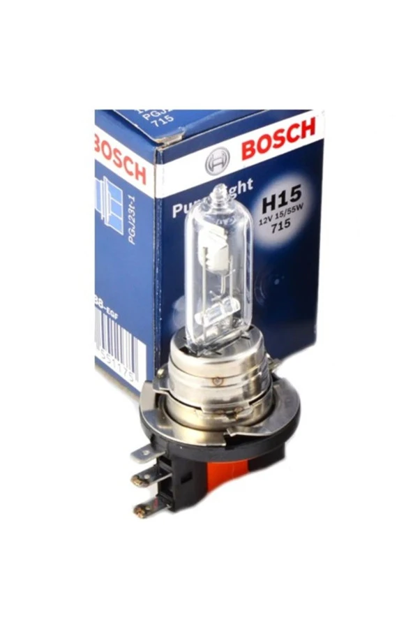 12v H15 15/55w Pgj23t-1 Pure Lıght Far Sis Ampul 1 Adet