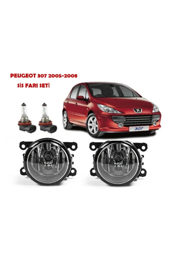 Peugeot 307 2005-2008 Sis Farı Seti 8200074008