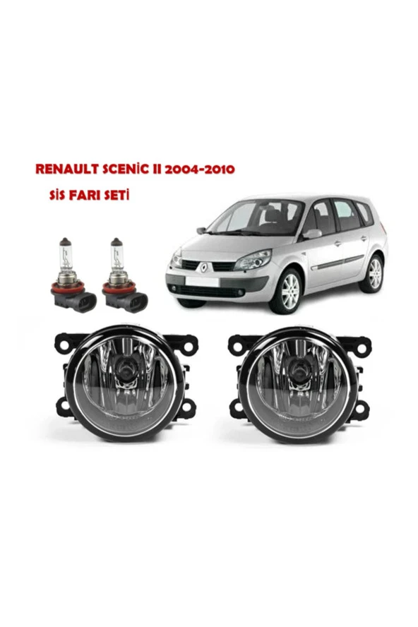 Renault Scenic 2 2004-2010 Sis Farı Seti 8200074008