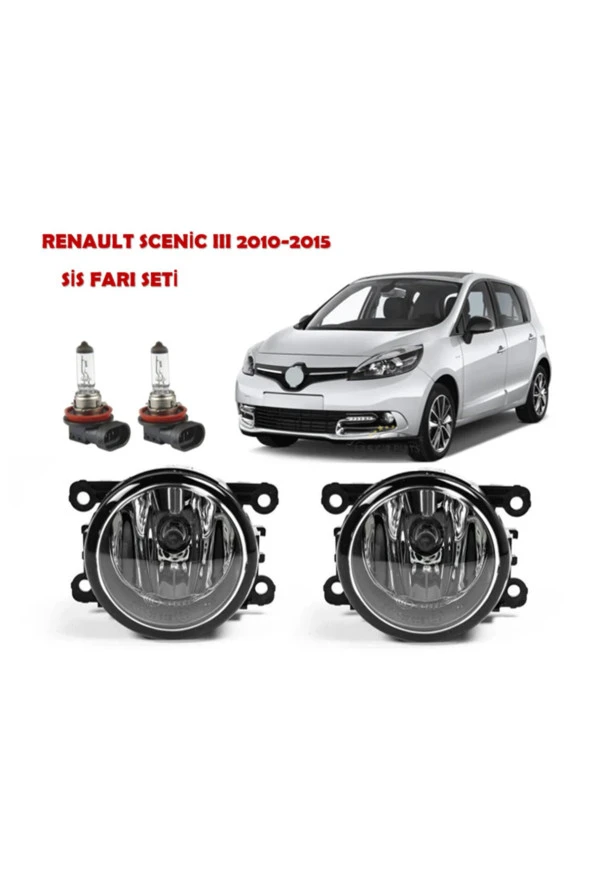 Renault Scenic 3 2010-2015 Sis Farı Seti 8200074008