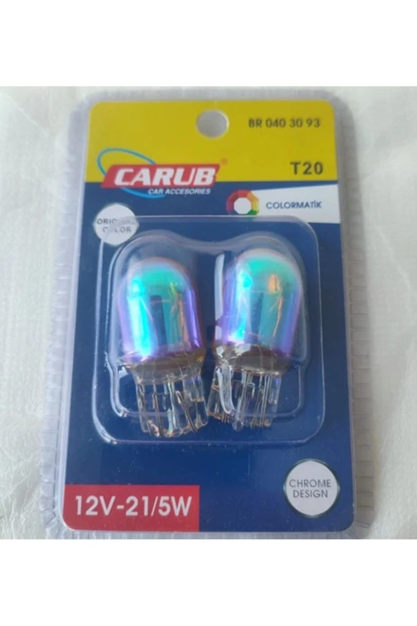 Diadem Park Ampulü T20 Wy21/5w 12v Amber Turuncu 2'li Takım